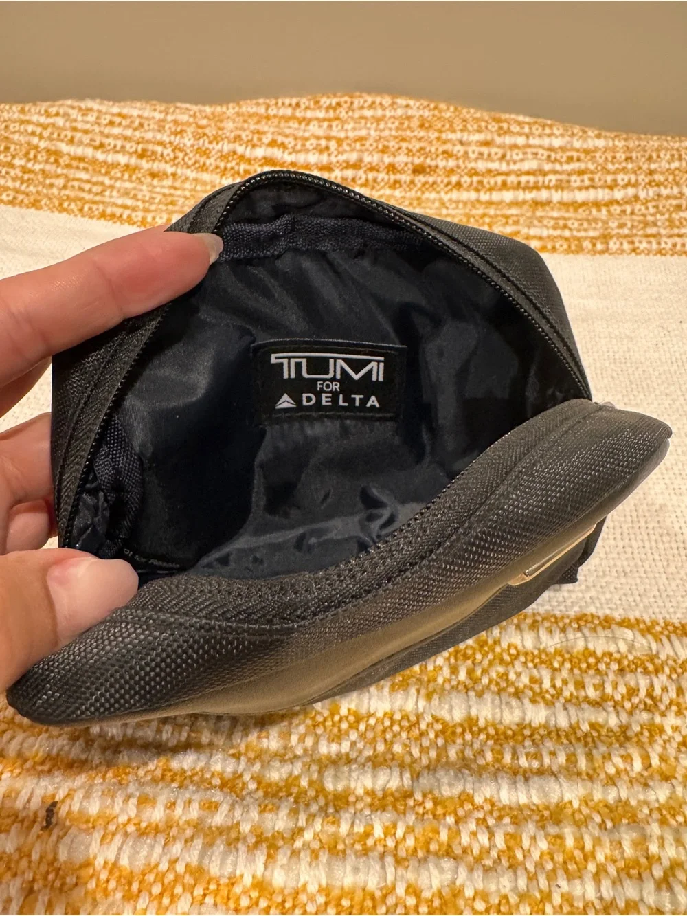 Tumi Black Men's Travel Toiletry Bag